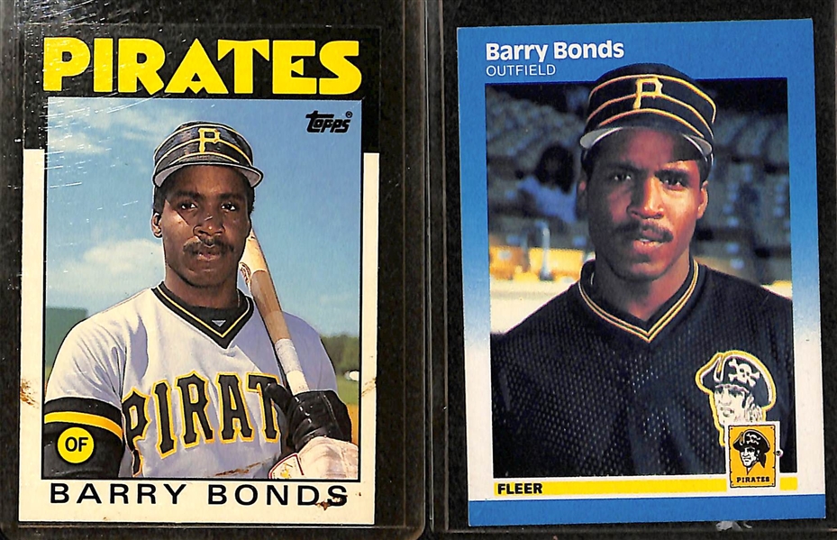 Lot of (40) Assorted 1980s Super Star Rookie Lot - Inc. Griffey, Bonds, McGwire, More