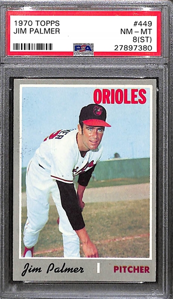 Lot of (59) 1970 Topps Cards - PSA Graded Lot - Assortment of Many Stars