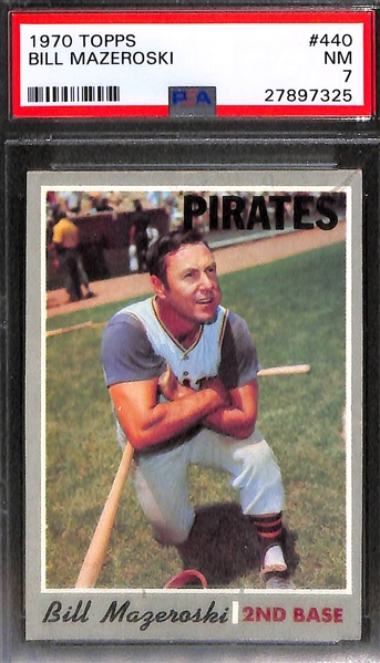 Lot of (59) 1970 Topps Cards - PSA Graded Lot - Assortment of Many Stars