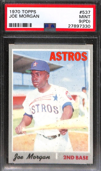 Lot of (59) 1970 Topps Cards - PSA Graded Lot - Assortment of Many Stars