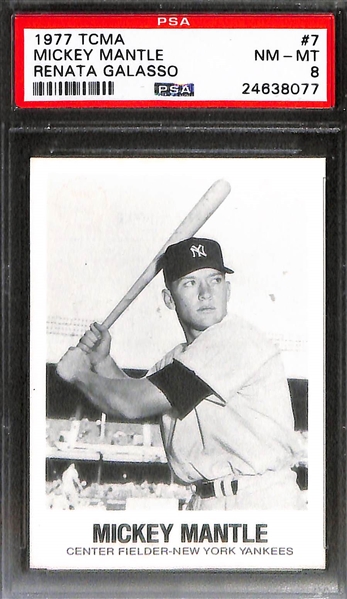 Lot of (4) Mickey Mantle Cards Inc. 2 PSA Graded Cards
