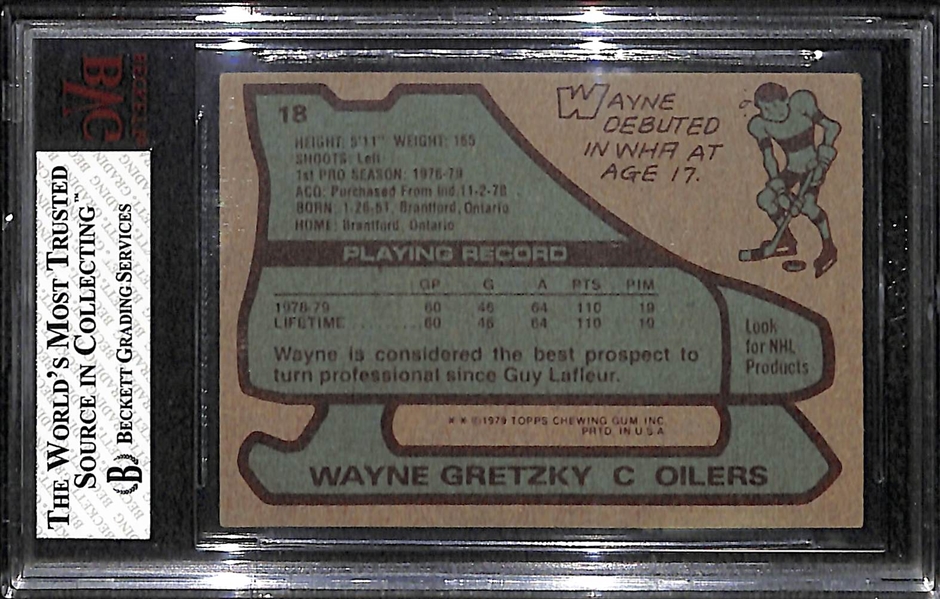 1979-80 Topps Wayne Gretzky Rookie Card Graded BVG 4