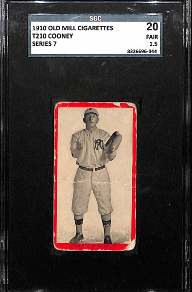 1910 Old Mill Cigarettes T210 Cooney Series 7 SCG 20 (Fair)