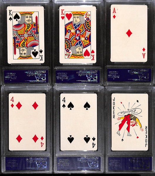 (18) 1953 Brown & Bigelow Lou Gehrig Playing Cards - All PSA 10 Gem Mint