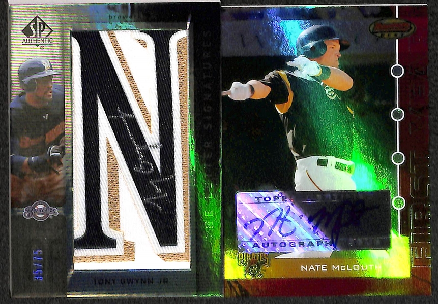 Lot of Over 55 Certified Baseball Autographed Cards (w/ Cal Ripken Jr., Sonny Gray, ...)