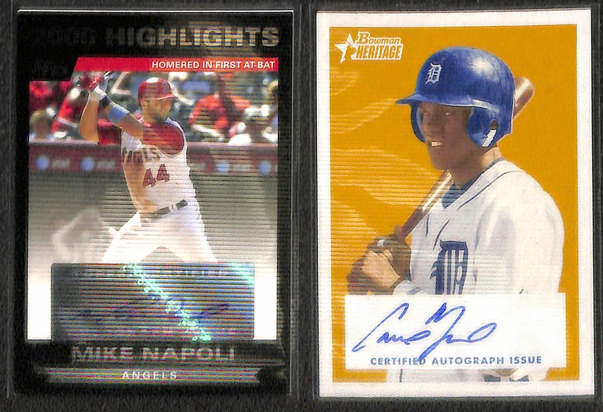Lot of Over 50 Certified Baseball Autographed Cards (w/ Bobby Doerr, Pete Rose, K. Youkilis)
