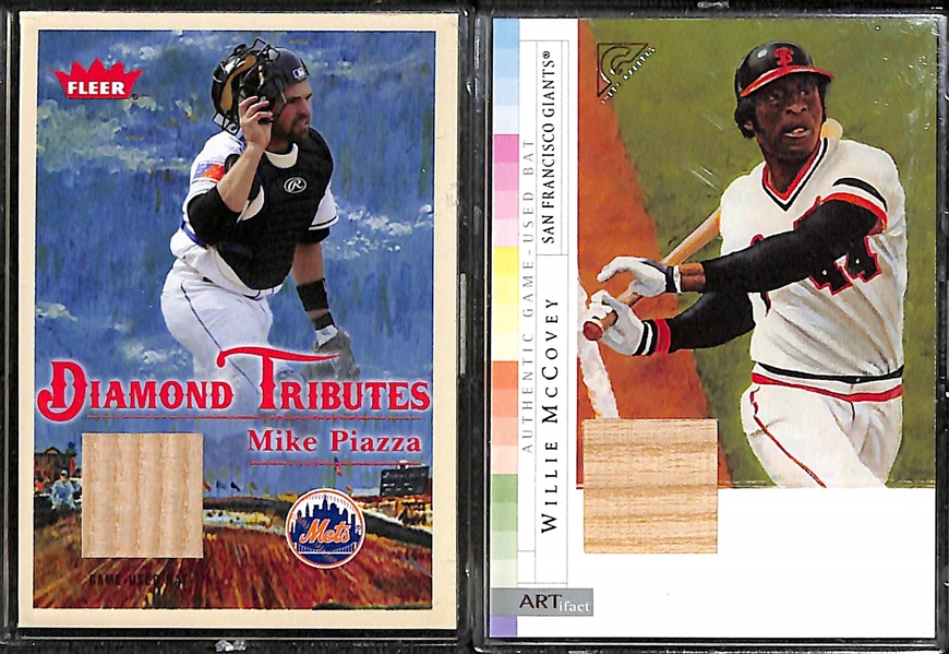 Lot of Over 50 Certified Baseball Relic Cards w/ HOFers