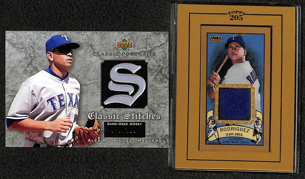 Lot of Over 50 Certified Baseball Relic Cards w/ HOFers