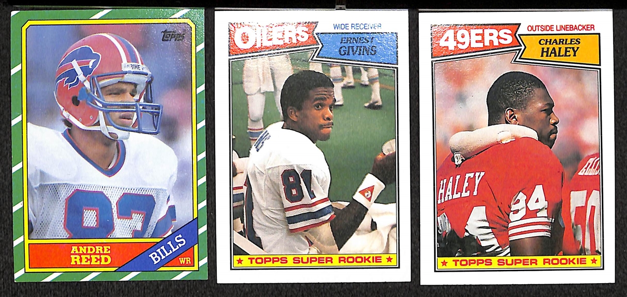 Huge Lot of Over 90 Football Rookie Cards From 1970s-2000s w/ HOFers