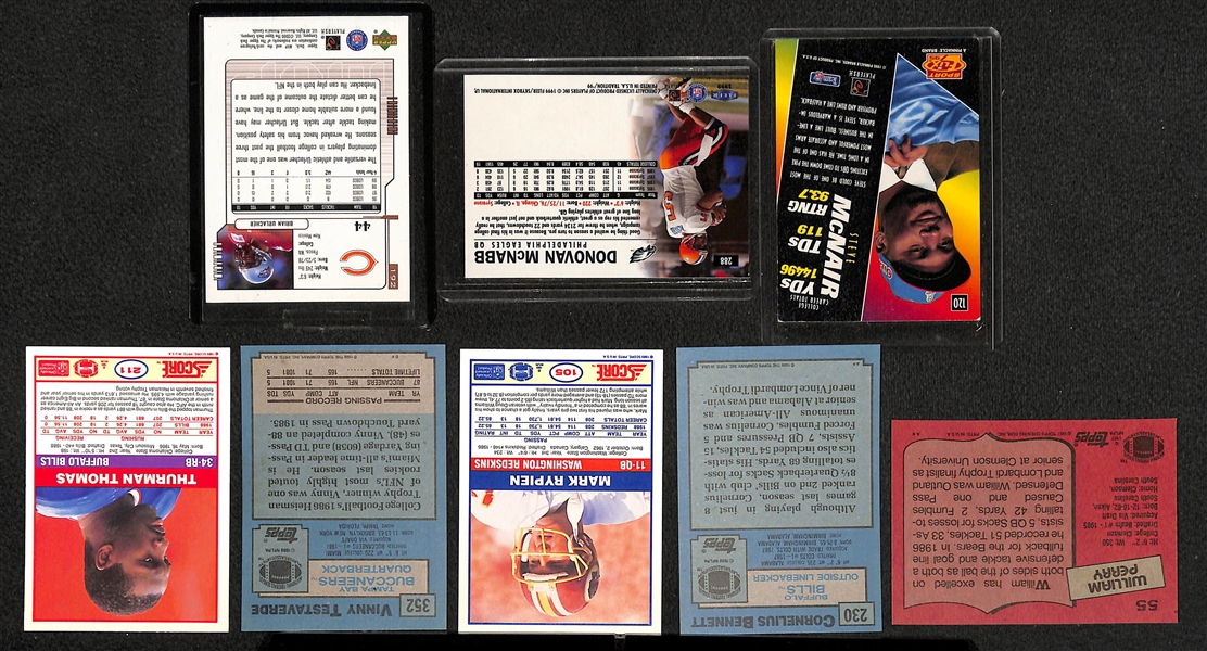 Huge Lot of Over 90 Football Rookie Cards From 1970s-2000s w/ HOFers