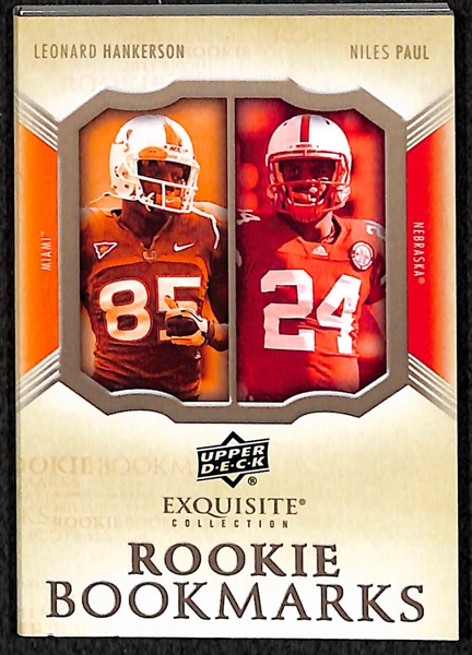 Lot of (14) Certified Football Dual Autograph Cards Inc. DeSean Jackson & Andy Dalton