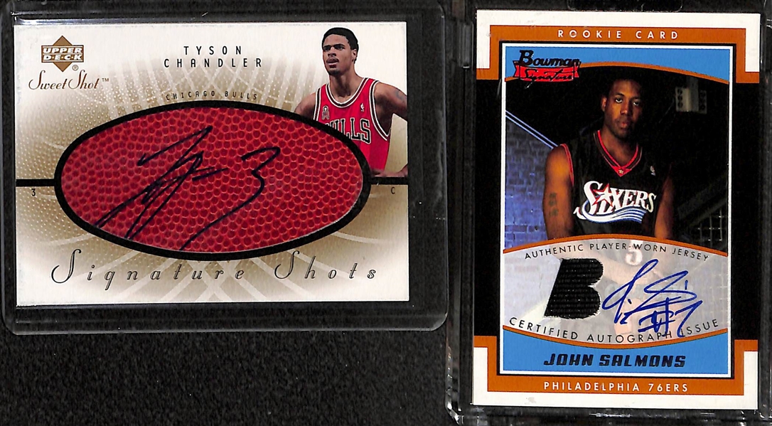Lot of Over 40 Certified Basketball Autograph Cards w/ Bill Walton & AC Green