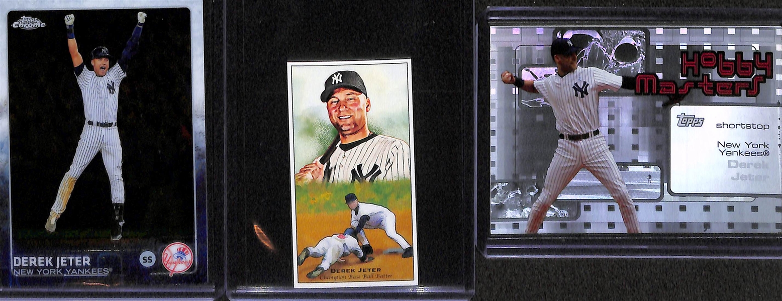 Lot of 100 Derek Jeter Cards inc. 1993 T. Rookie and Many Inserts