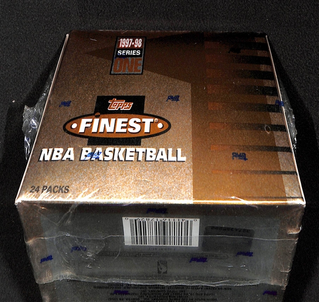 1997-98 Topps Finest Series 2 Basketball Sealed/Unopened Hobby Box (24 packs w/ 6 cards per pack)