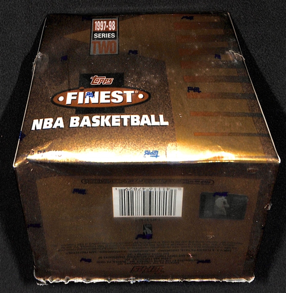 1997-98 Topps Finest Series 2 Basketball Sealed/Unopened Hobby Box (24 packs w/ 6 cards per pack)