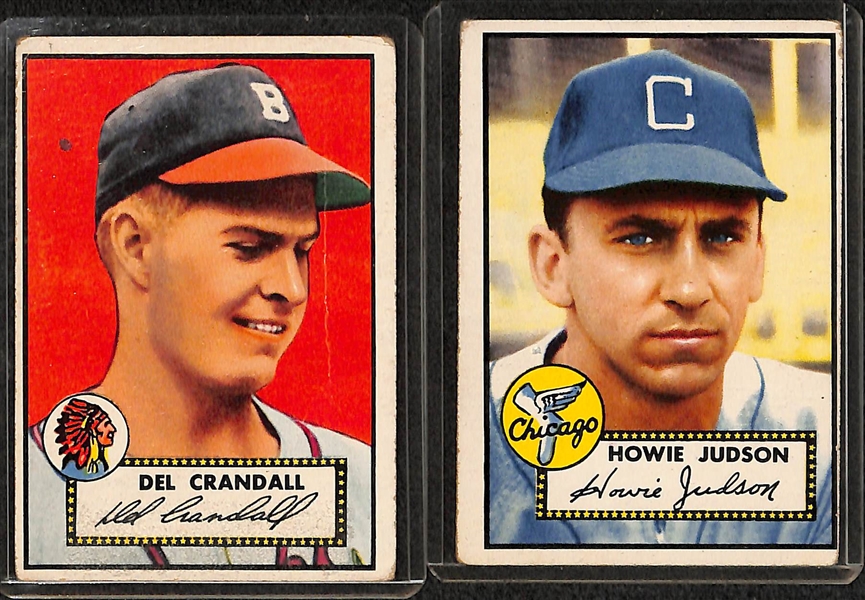 Lot of 13 - 1952 Topps Baseball Cards w. Harry Simpson