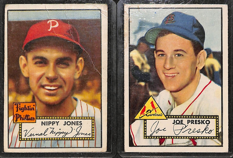 Lot of 13 - 1952 Topps Baseball Cards w. Harry Simpson