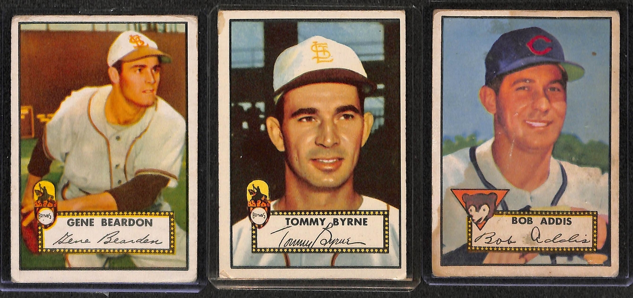 Lot of 13 - 1952 Topps Baseball Cards w. Harry Simpson