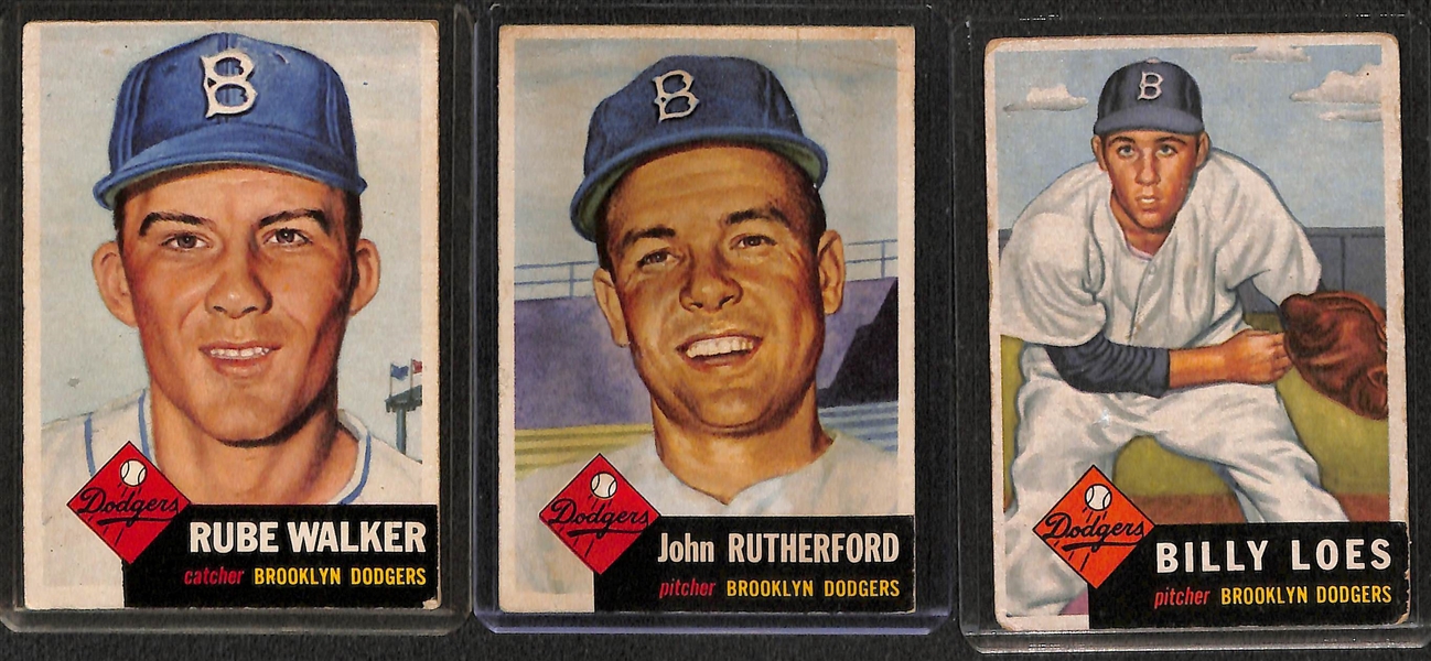 Lot of 16 - 1953 Topps Baseball Cards w. Johnny Mize