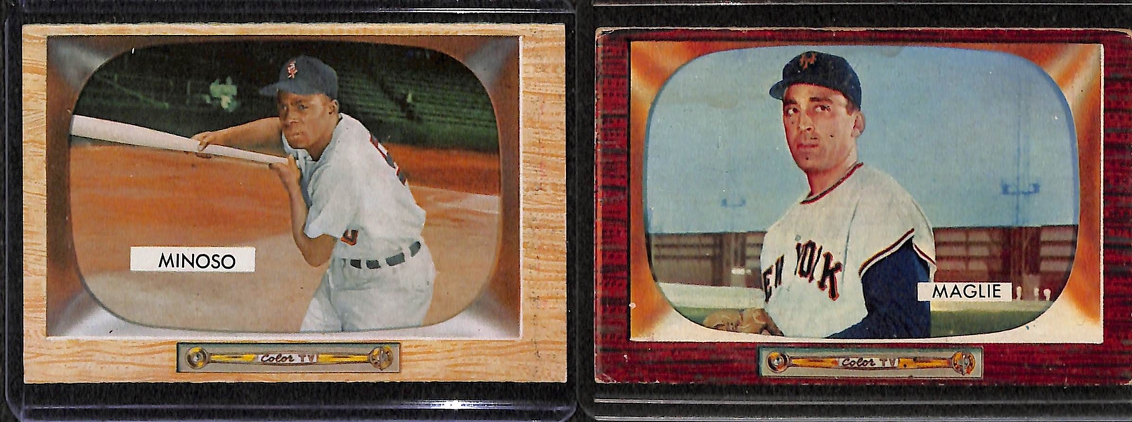 Lot of 42 Different 1955 Bowman Baseball Cards w. Bob Feller