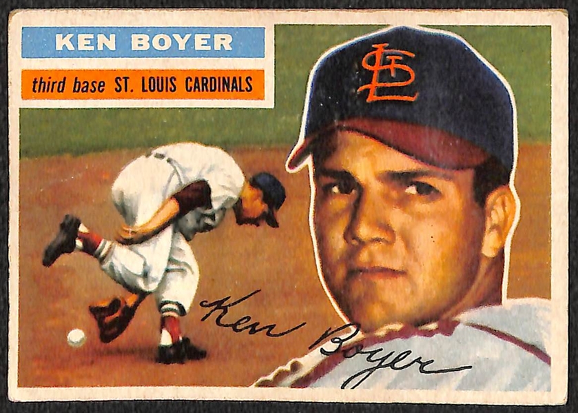 Lot of 90 Different 1956 Topps Baseball Cards w. Robin Roberts