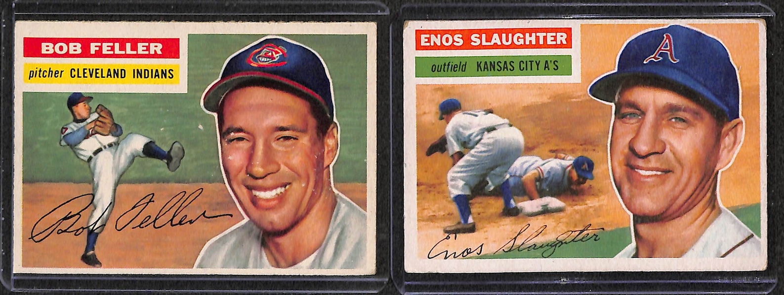 Lot of 8 1956/1957 Topps Star Cards w. 1956 Al Kaline