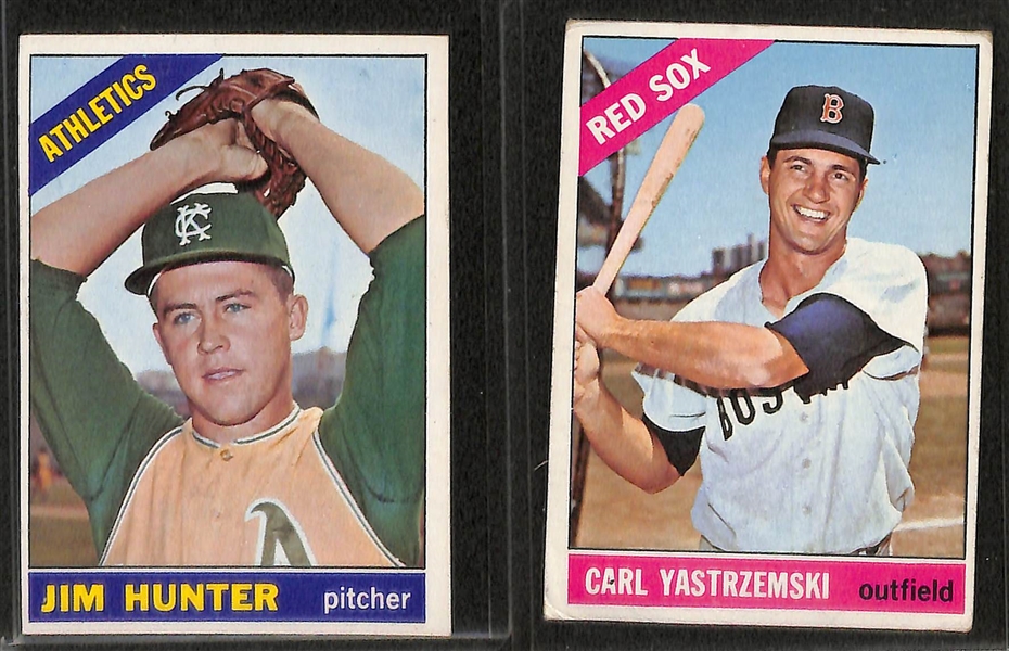 Lot of 10 1966 Topp Star Cards w. Don Sutton RC