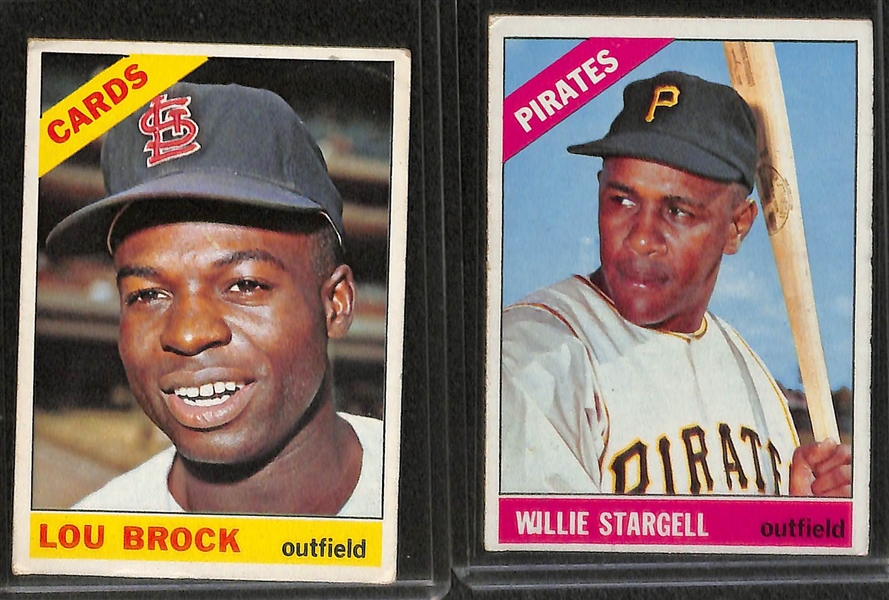 Lot of 10 1966 Topp Star Cards w. Don Sutton RC