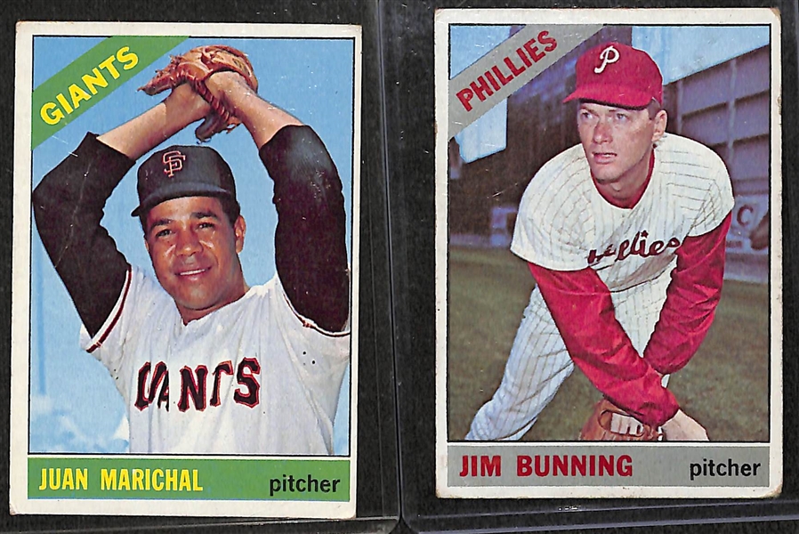 Lot of 10 1966 Topp Star Cards w. Don Sutton RC