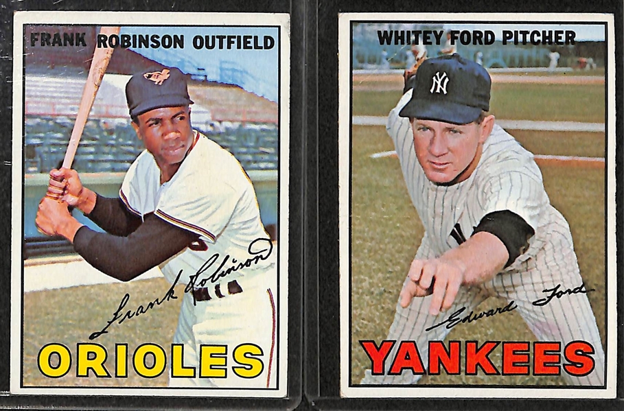 Lot of 12 1967 Topps Star Cards w. Willie Mays