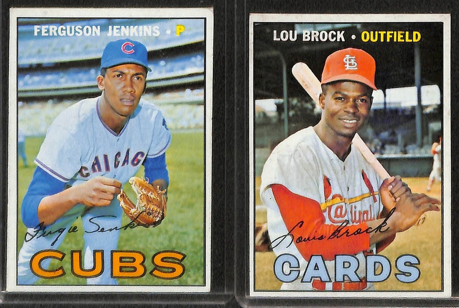 Lot of 12 1967 Topps Star Cards w. Willie Mays