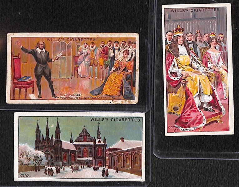 Lot of 60 1920-1930s People, Places & Things Cigarette Cards