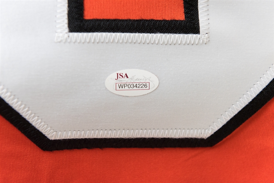 Bob The Hound Kelly Signed Flyers Style Jersey (JSA COA)