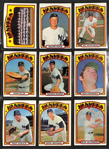 1972 Topps Baseball Complete Set of 787 Cards