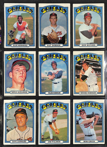 1972 Topps Baseball Complete Set of 787 Cards