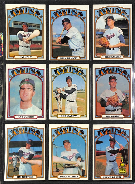1972 Topps Baseball Complete Set of 787 Cards