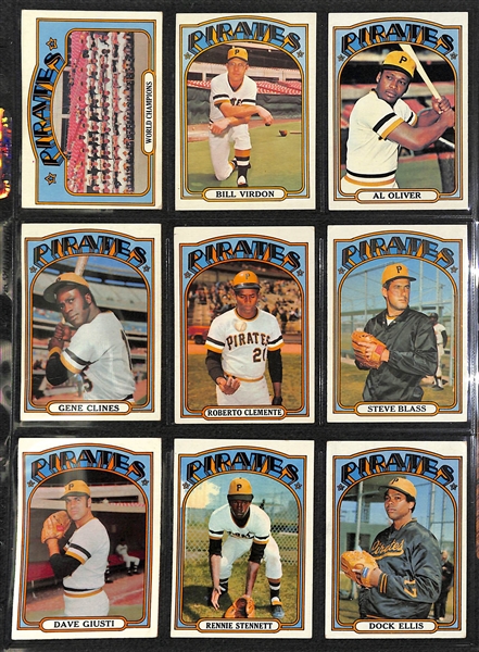 1972 Topps Baseball Complete Set of 787 Cards