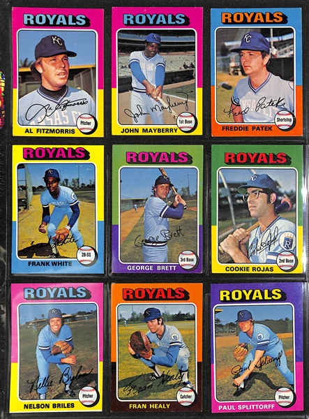 1975 Topps Baseball Complete Set of 660 Cards