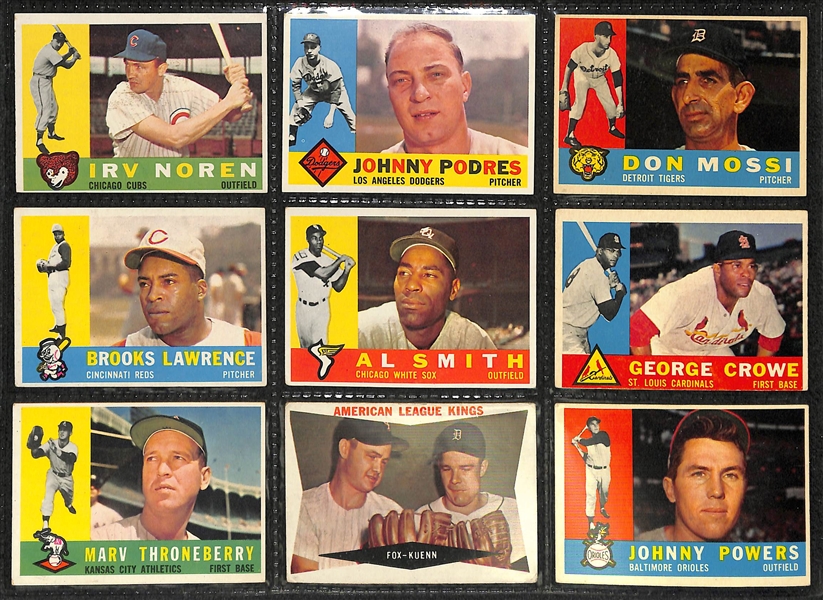 Lot of 264 Different 1964 Topps Baseball Cards w. Bob Gibson & 11 High Numbers w. Willie McCovey AS