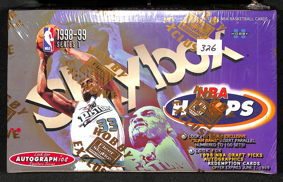 1998-99 Skybox/Hoops Series 1 Sealed Wax Hobby Box