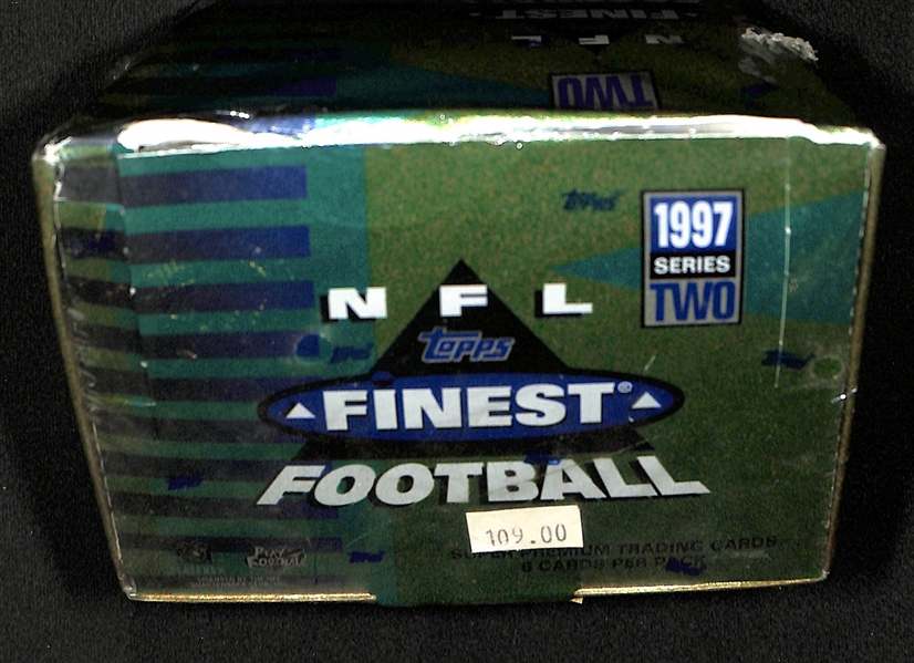  Lot of (2) Topps Finest Football Series 2 Sealed Hobby Boxes - 1997 & 1998