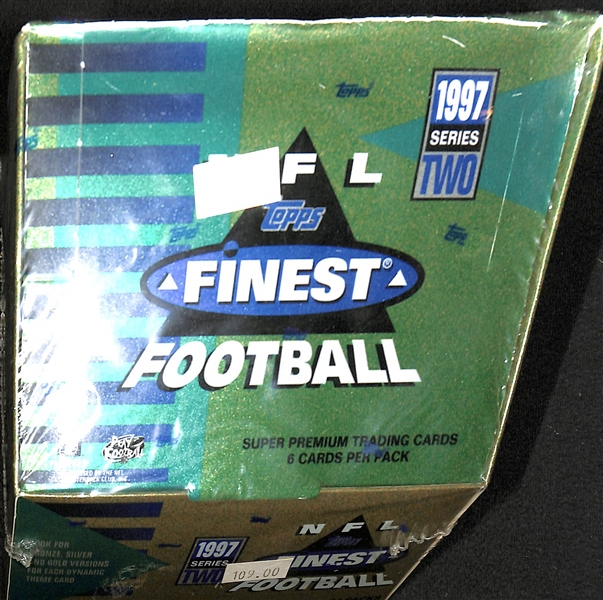  Lot of (2) Topps Finest Football Series 2 Sealed Hobby Boxes - 1997 & 1998