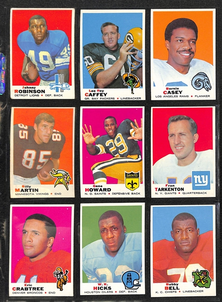 1969 Topps Football Complete Set of 263 Cards