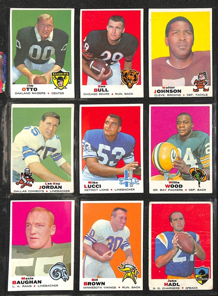 1969 Topps Football Complete Set of 263 Cards