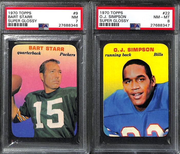1970 Topps Super Glossy Complete Set of 33 Cards