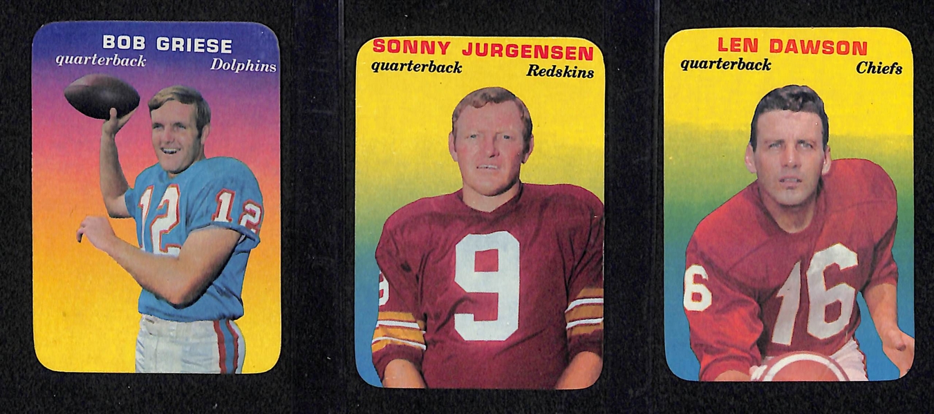 1970 Topps Super Glossy Complete Set of 33 Cards