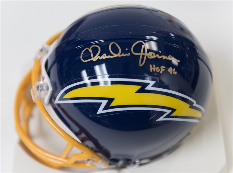 Autograph Lot (1957 NC Tar Heels Champions Basketball, Ziggy Hood Football, Charlie Joiner Mini Helmet, Jesse Armsted Mini Helmet)