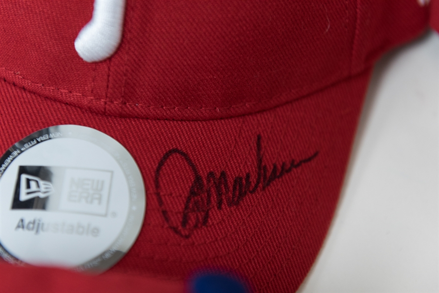 Lot of 6 Phillies Managers/Coaches Signed Hats (All MLB Certified) - with Wally Joyner and Pete Mackanin