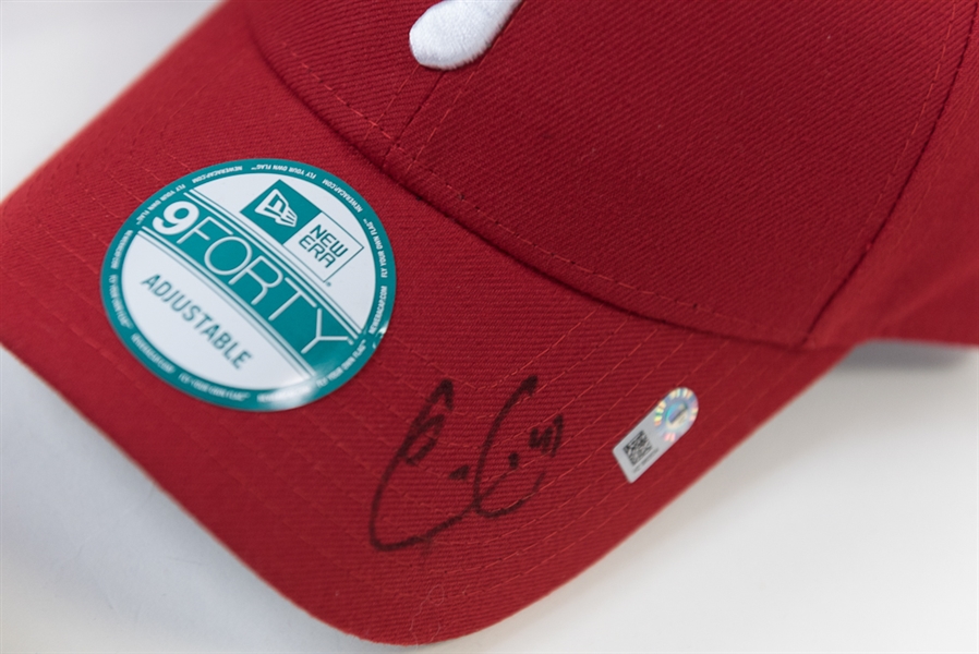 Lot of 10 Signed Phillies Hats (All MLB Certified) - with Clay Buchholz, Darin Ruf, Cody Asche, +