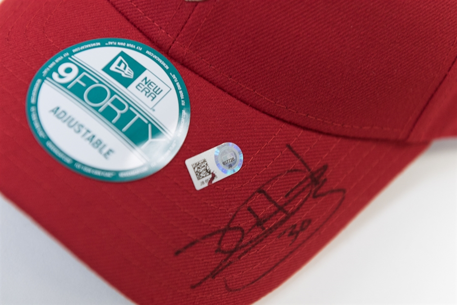 Lot of 10 Signed Phillies Hats (All MLB Certified) - with Clay Buchholz, +